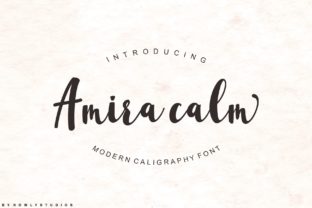 A Review of Amira Calm: A Contemporary Script Font