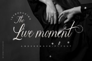 Add a Friendly and Romantic Touch to Your Brand With The Live Moment Font