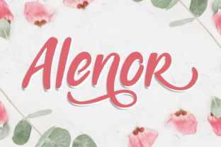 Alenor: A Sweet and Romantic Crafting Font