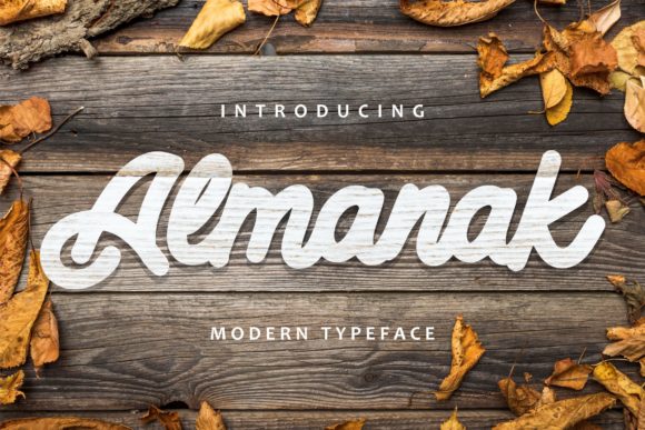 Almanak Font: A Bold Script for Vintage Crafting Projects