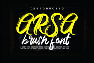 Arsa Font: The Bold Brush Script for Creative Makers