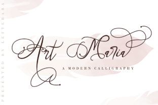 Art Maria: A Sweet Script Font for Branding and Crafting