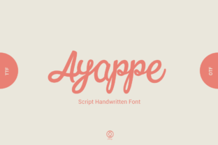Ayappe: A Handwritten Script Font for Editorial Design