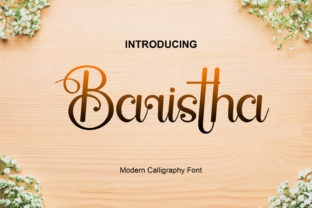 Baristha: The Imperfectly Stylish Modern Calligraphy Font