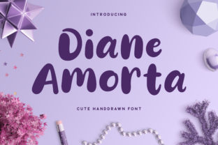 Diane Amorta Font: A Creative Typeface for Crafters and Makers