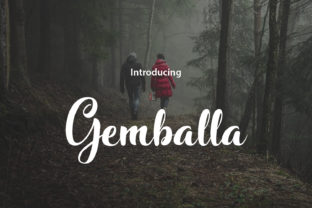 Gemballa: A Modern Script Font for Digital Brands