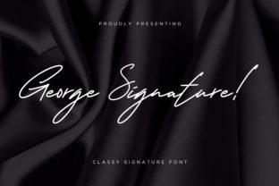 George Signature Font for Elegant Branding Projects