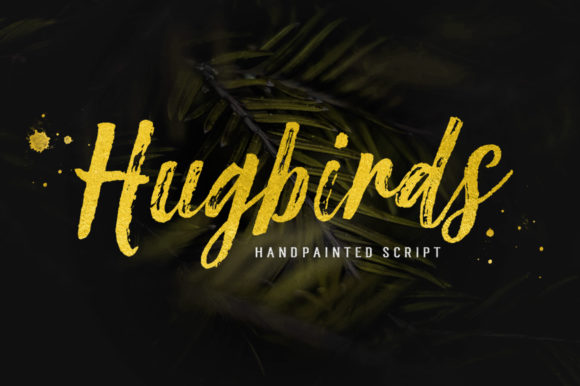 Hugbirds: A Classic Handwritten Brush Font for Your Craft Business