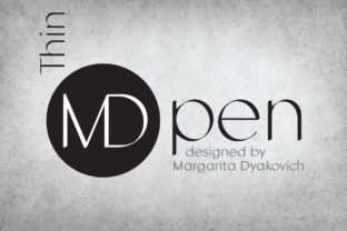 MD Pen Thin: A Modern Sans Serif Font for Elegant Web Design