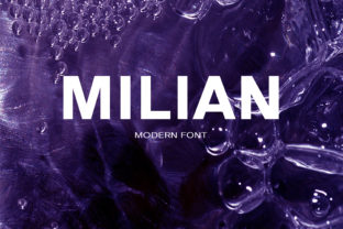 Milian: The Bold Sans Serif Font for Crafters and Shop Owners