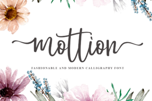 Mottion: A Sweet and Fun Font for Modern Marketing