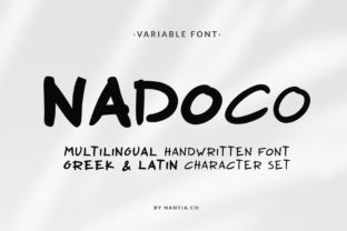 Nadoco: A Handwritten Font That Makes Your Brand Feel Unique