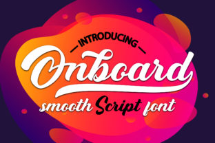 Onboard: A Playful Script Font for Creative Projects
