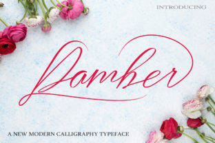 Ramber: A Romantic Script Font for Editorial Design