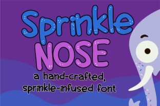 Sprinkle Nose: A Handcrafted Font for Joyful Digital Campaigns