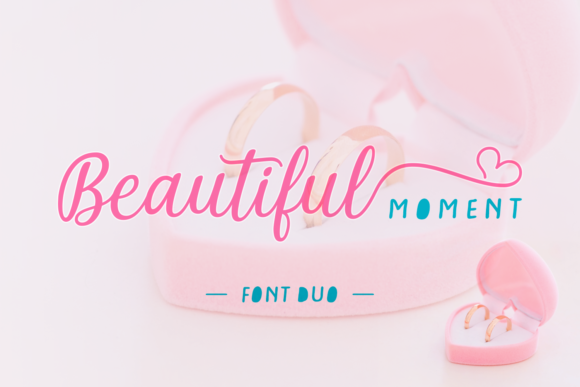 The Beautiful Moment Font Duo for Modern Crafters and Product Creators