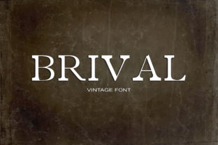 The Brival Typeface: A Bold Retro Font for Modern Branding