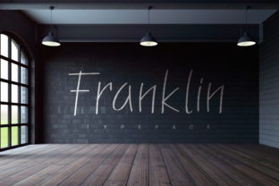 The Franklin Family Font: A Modern Script for Crafters & Makers