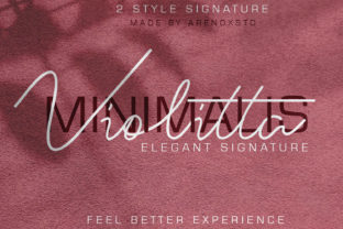 Violitta: A Handwritten Script Font for Luxury Branding